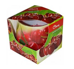 detail Vonné svíčky v skle 100g cherry