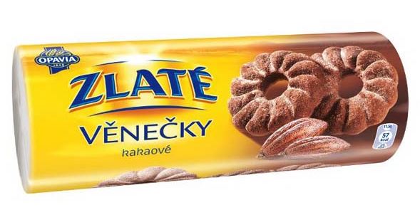 detail Zlaté věnečky 150g sušenky kakaové