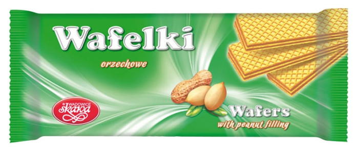 detail Skawa wafle 180g oplatky Oříškové (14)