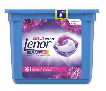 detail Lenor kapsle 25ks Amethyst&FLoral Bouquet
