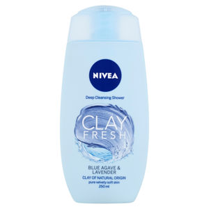chi tiết Nivea sprchový gel 250ml Clay Fresh - Blue Agave