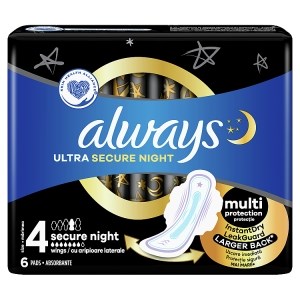 chi tiết Always vložky ultra Secure Night 6ks (24)