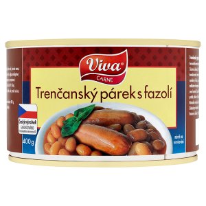 chi tiết VIVA 400g Trenčanský párek s fazolí (8)