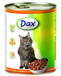 detail Dax Kousky Kočka 830g Drůbeží (12)