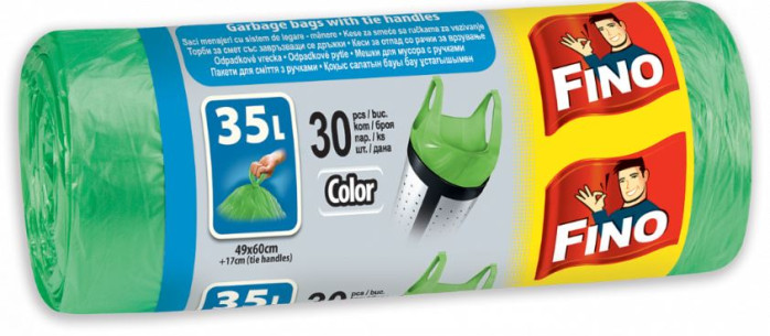 detail Fino HDPE pytle color 35l/30ks