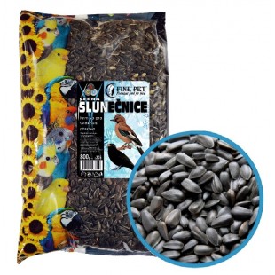 chi tiết Fine pet slunečnice černá 800g sáček