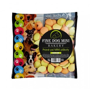 detail Fine dog mini piškoty 80g - barevné mix (45)