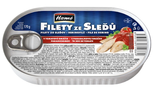 chi tiết HAMÉ Filety ze sleď. v to. 170g