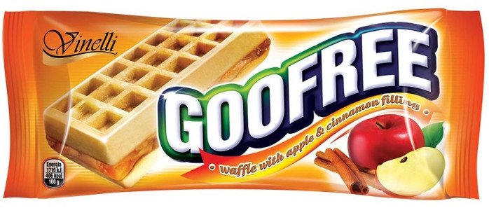 chi tiết Goofree wafle 50g jablko a skořice (12)