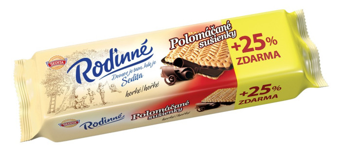 chi tiết Sedita rodinné Sušenky polomacené kakaové +25% 100g
