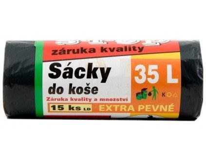 detail Worki LDPE 35l 15ks sáčky na odpadky (50)