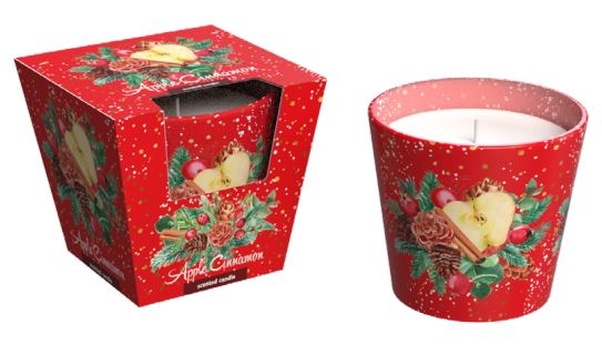 chi tiết Santo svíčka 115g Christmas Orange, Apple&Cinnamon SAS 9016/9017 (6)