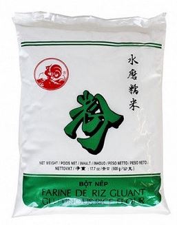 detail Rýžová mouka lepkavá 400g Cock Brand (Bot Nep - zelená barva)