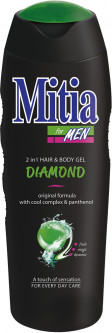 detail MITIA sprchový gel 400 ml pánský 2v1 Diamond