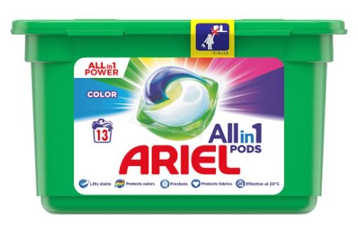 chi tiết Ariel kapsle na praní 13PD/krabice Color (4)