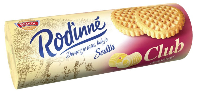 detail Sedita Club sušenky máslové 140g
