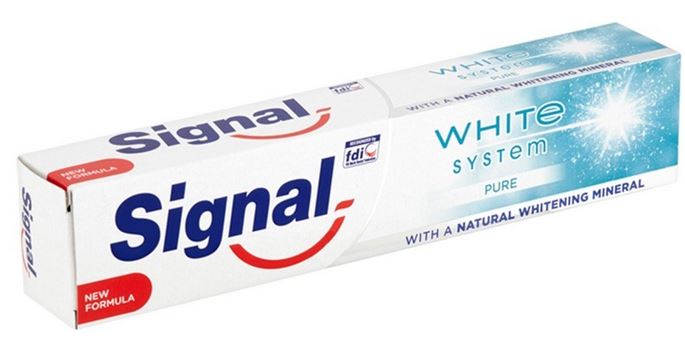 detail Signal 75ml zubní pasta White System pure revitalizace