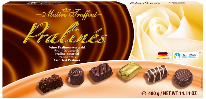 detail Maitre Truffout 400g pralines bonboniéra (12)