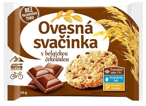 detail Ovesná svačinka 36g Belgická čokoláda (20)