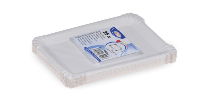 detail Party Talíř papírový č. 5 (16x23cm) - 25cm