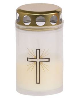 detail Krab hřbitovní svíčky HS80g křížek x 20ks