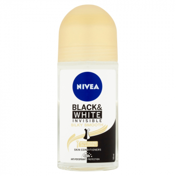 chi tiết Nivea roll on 50ml dámský Black White Invisible Silky Smooth (6)