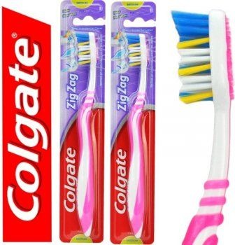 detail Colgate zubní kartáček Zig Zag soft (12ks)