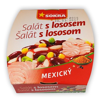 detail SOKRA 220g Mexický salát s lososem (12)
