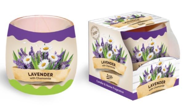 detail Santo svíčka 100g Lavender with Chamomile SAS 1024 (12)