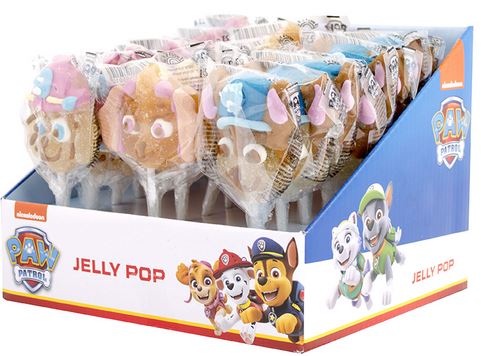 detail Sweet'n Fun Paw Patrol Jelly Pop 23g lízátko (24)