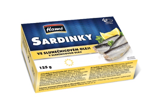 detail HAMÉ Sardinky 125g v oleji (28)