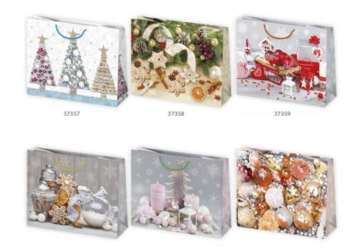 detail Vánoční dárková taška T6 10ks/bal