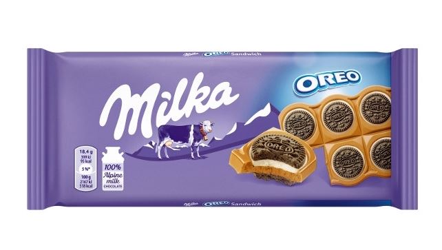 chi tiết Milka 92g čokoláda Oreo Sandwich (16)