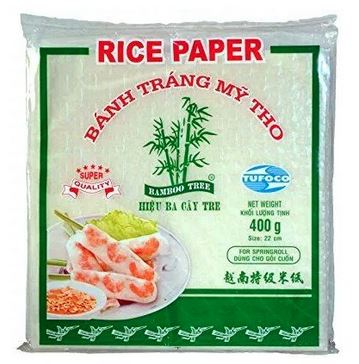 detail Rýžový papír 340g 44cm čtvercový (Banh trang 3 cay tre vuong) TUFOCO