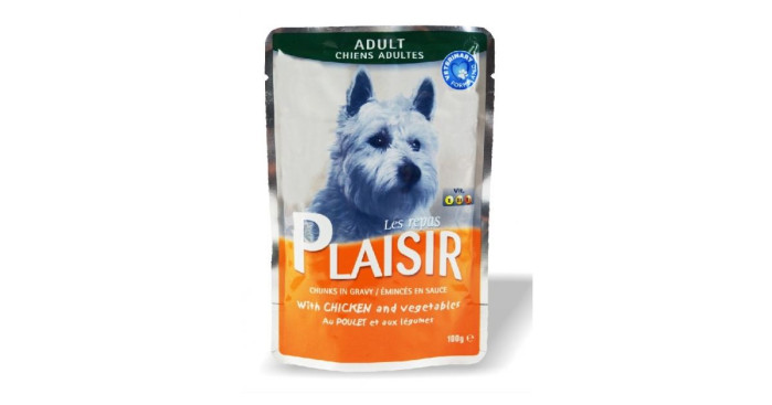 detail Plaisir dog kapsa 100g kuřecí se zeleninou
