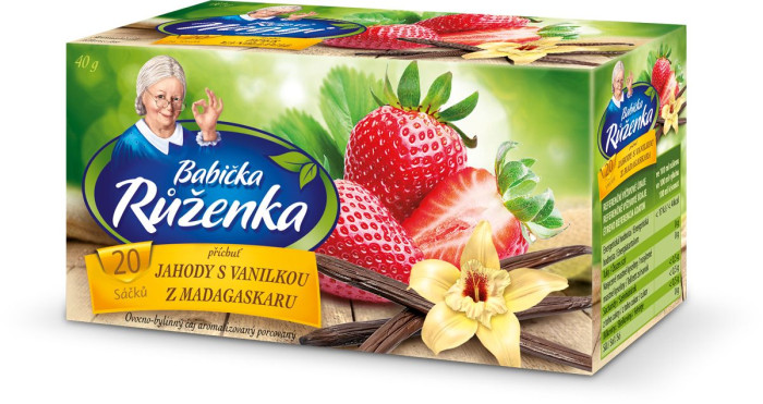 detail Babička růženka čaj jahody s vanilkou 40g (24)