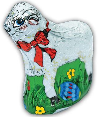 detail Velikonoční beránek 90g mléčný Paloma (12)