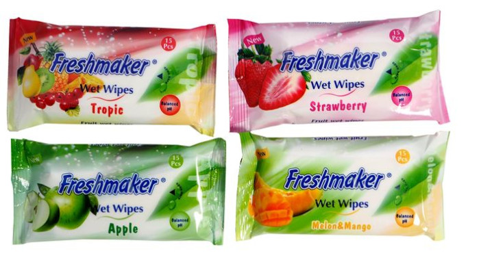 detail Freshmaker kapesní vlh.ubrousky 15ks fruit
