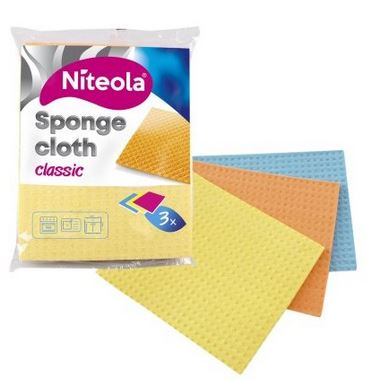 chi tiết Niteola utěrka houbová 15*18cm 3ks (kart 38ks)