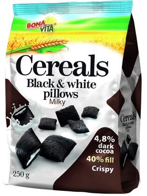 detail Bonavita Black white 250g pillows mléčné (12)