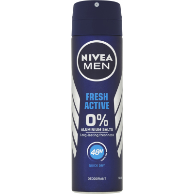detail Nivea deosprej 150ml MEN Fresh active (6)