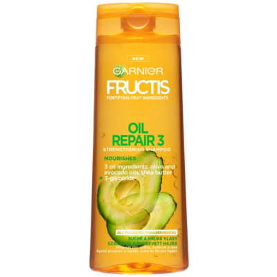 detail Garnier Fructis šampon 250ml Oil Repair 3