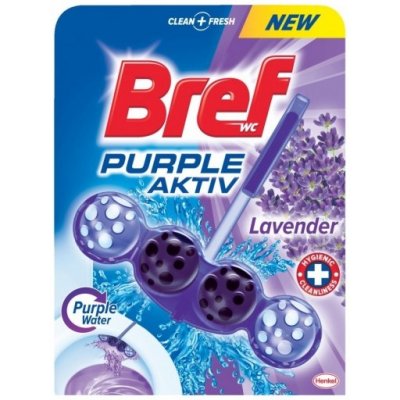 chi tiết Bref kuličky WC závěs 50g Blue active Purple Levander