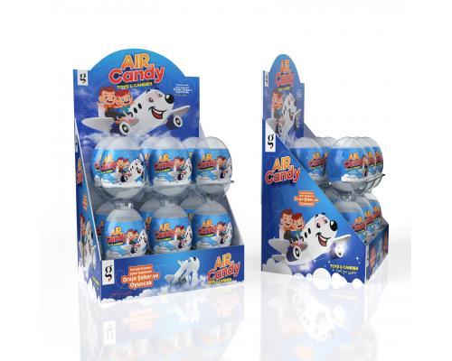 chi tiết Vajíčko plastové 10g Air Candy letadlo (12)