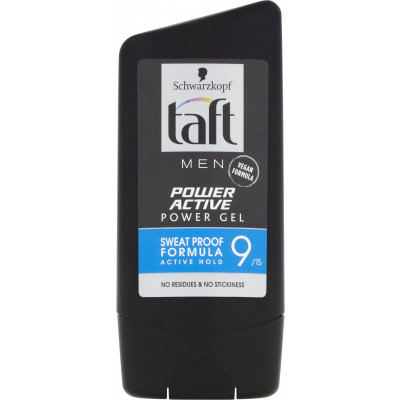 chi tiết Taft gel na vlasy 150ml Power Active č. 9 černý (6)