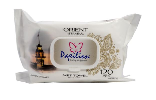 chi tiết Papilion vlhčené ubrousky 120ks klip Orient Istanbul