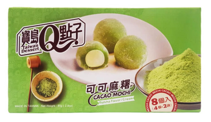 chi tiết Q Mochi koláčky 80g Kakao Matcha (24)