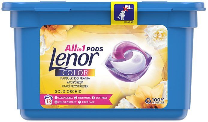 detail Lenor kapsle 13ks color Gold Orchid
