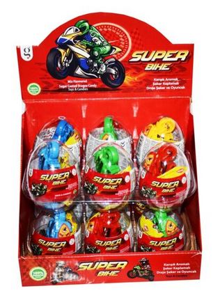detail Super Bike 10g plastové vajíčko (12)