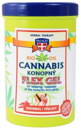 chi tiết Palacio konopný masážní gel 380ml FLEX hřejivý
